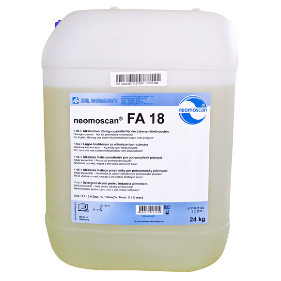 Detergent alcalin pentru instalatii Neomoscan FA 18