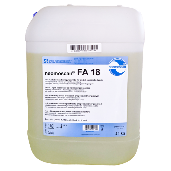 Neomoscan FA 18 Detergent alcalin pentru instalatii | Detergenti